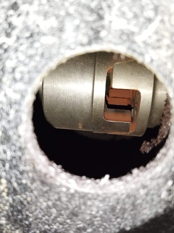 Acoplamiento Rotex en mal estado